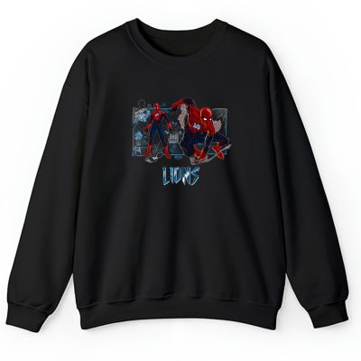 Spiderman NFL Detroit Lions Unisex Sweatshirt TAS14382