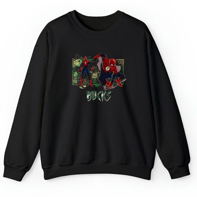 Spiderman NBA Milwaukee Bucks Unisex Sweatshirt TAS14415