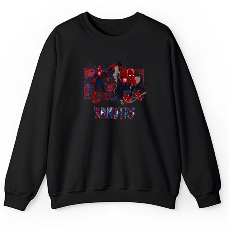 Spiderman MLB Texas Rangers Unisex Sweatshirt TAS14470