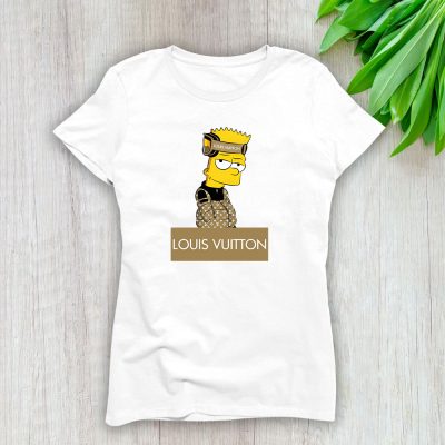 Bart Simpson Louis Vuitton Lady T-Shirt Women Tee LTL14286