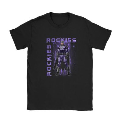 Batman MLB Colorado Rockies Unisex T-Shirt Cotton Tee TAT13531