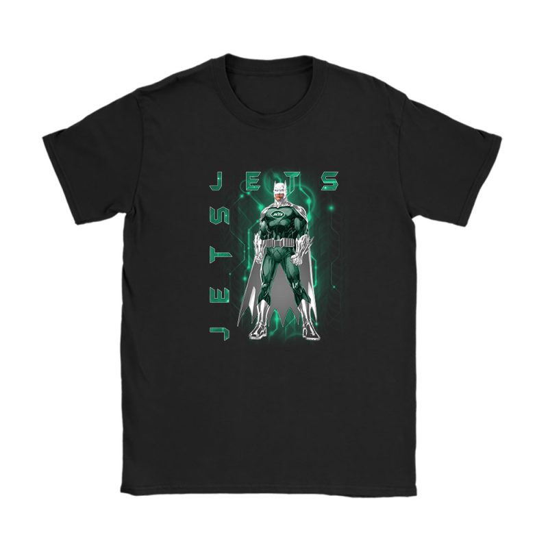 Batman NFL New York Jets Unisex T-Shirt Cotton Tee TAT13577