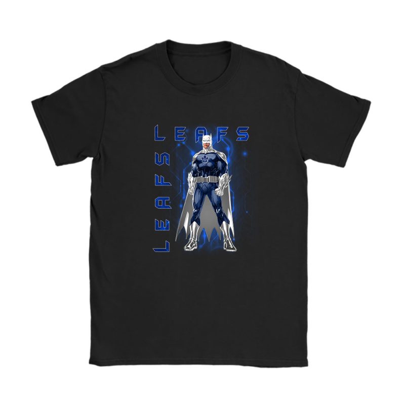 Batman NHL Toronto Maple Leafs Unisex T-Shirt Cotton Tee TAT13614