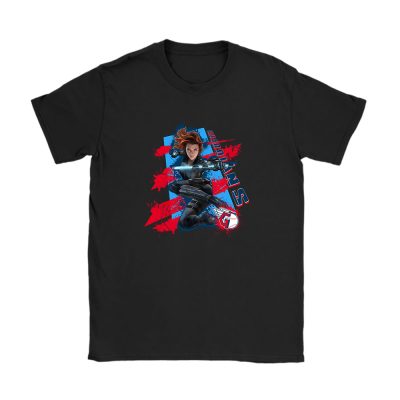 Black Widow MLB Cleveland Guardians Unisex T-Shirt Cotton Tee TAT13948