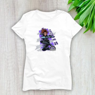 Black Widow MLB Colorado Rockies Lady T-Shirt Women Tee LTL13953