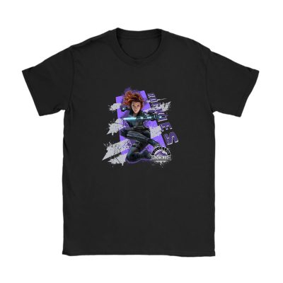 Black Widow MLB Colorado Rockies Unisex T-Shirt Cotton Tee TAT13953