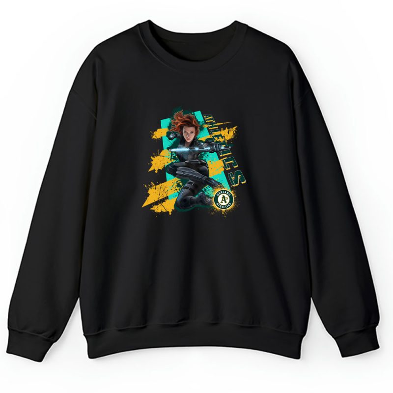 Black Widow MLB Oakland Athletics Unisex Sweatshirt TAS14010