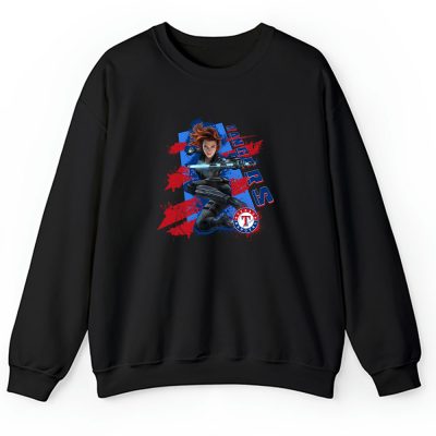 Black Widow MLB Texas Rangers Unisex Sweatshirt TAS14039