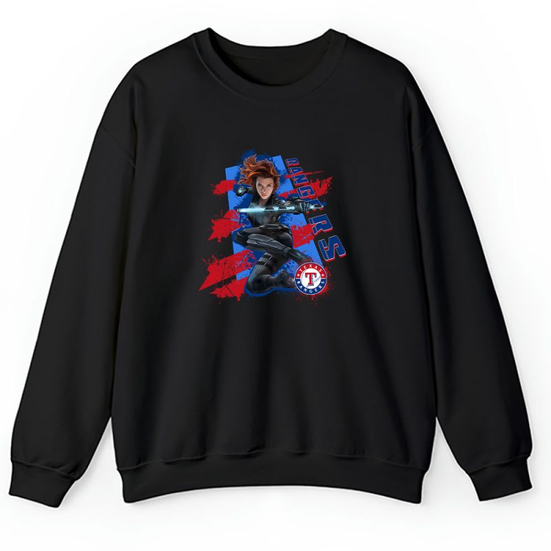 Black Widow MLB Texas Rangers Unisex Sweatshirt TAS14039