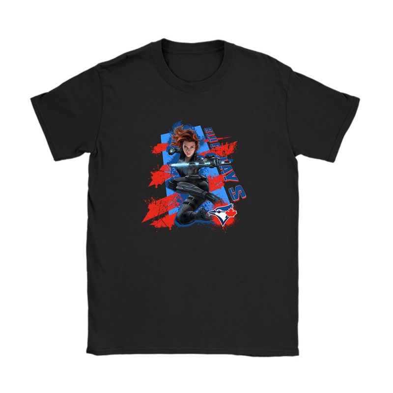 Black Widow MLB Toronto Blue Jays Unisex T-Shirt Cotton Tee TAT14037