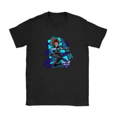 Black Widow NBA Charlotte Hornets Unisex T-Shirt Cotton Tee TAT13949