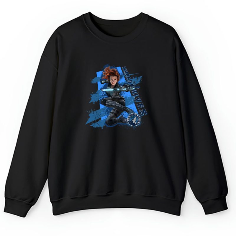 Black Widow NBA Minnesota Timberwolves Unisex Sweatshirt TAS13995