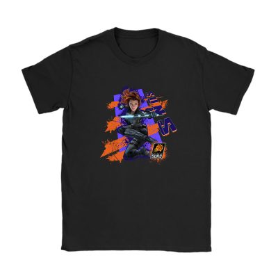 Black Widow NBA Phoenix Suns Unisex T-Shirt Cotton Tee TAT14021