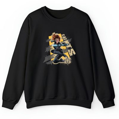 Black Widow NFL New Orleans Saints Unisex Sweatshirt TAS14008