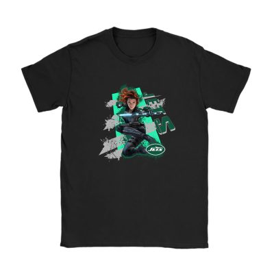 Black Widow NFL New York Jets Unisex T-Shirt Cotton Tee TAT14001