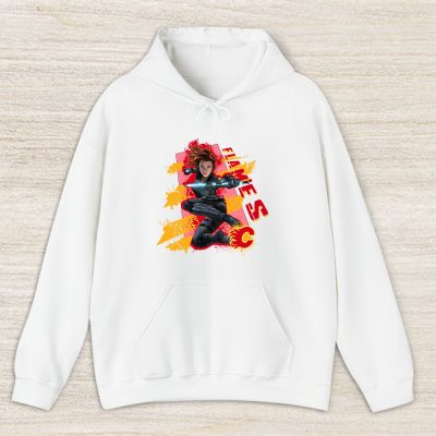 Black Widow NHL Calgary Flames Unisex Hoodie TAH13947