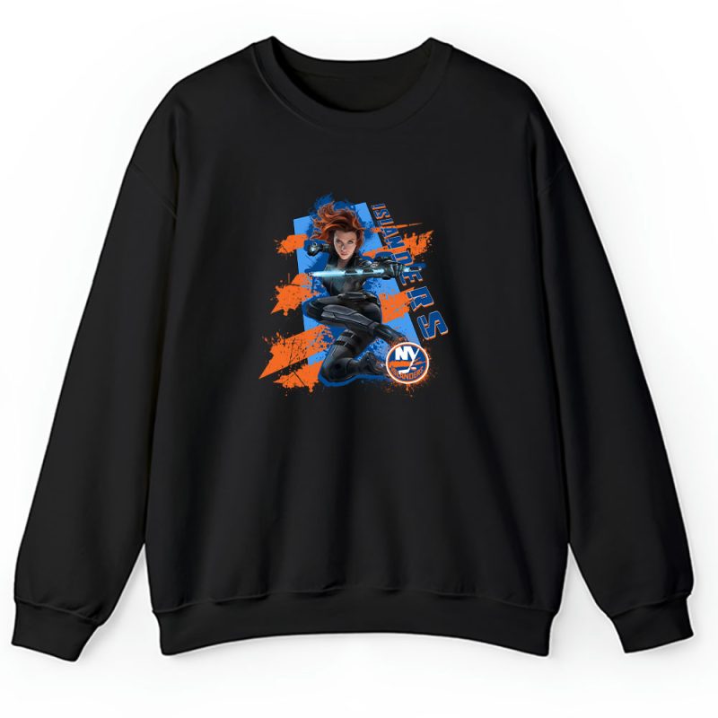 Black Widow NHL New York Islanders Unisex Sweatshirt TAS14000