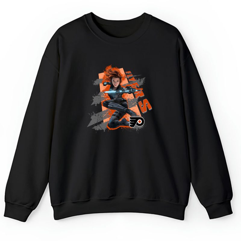 Black Widow NHL Philadelphia Flyers Unisex Sweatshirt TAS14017