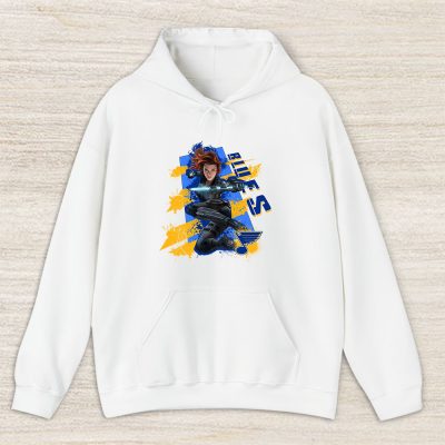 Black Widow NHL St. Louis Blues Unisex Hoodie TAH14023