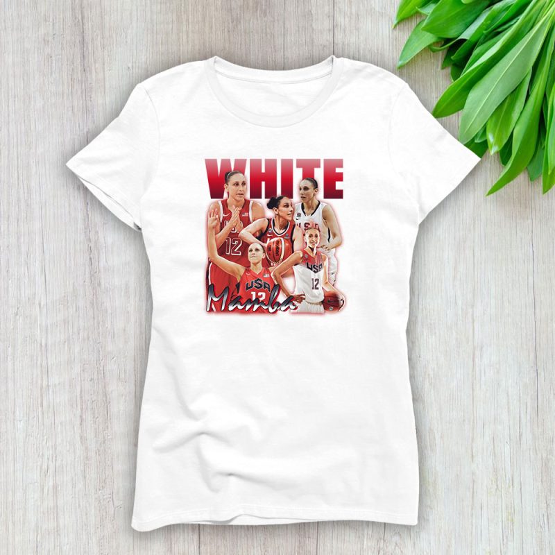 Diana Taurasi Goat X White Mamba X Gift For Fan Lady T-Shirt Women Tee LTL14246