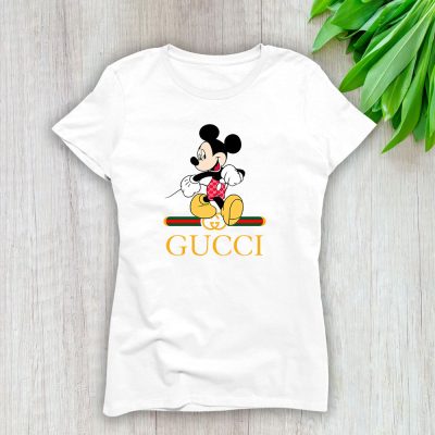 Disney Mickey Gucci Lady T-Shirt Women Tee LTL14293