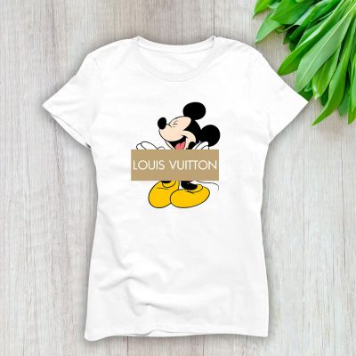 Disney Mickey Louis Vuitton Lady T-Shirt Women Tee LTL14300