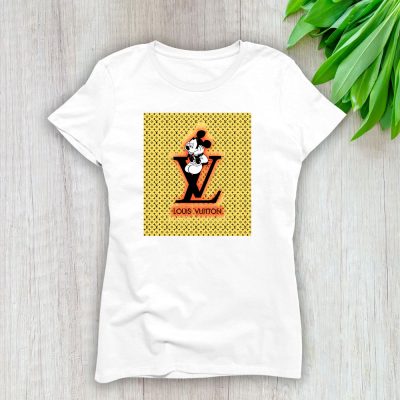 Disney Mickey Louis Vuitton Lady T-Shirt Women Tee LTL14301