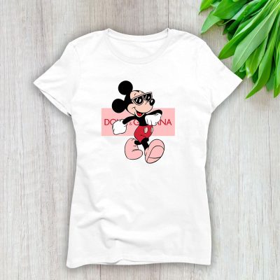 Disney Mickey Mouse Dolce & Gabbana Lady T-Shirt Women Tee LTL14303