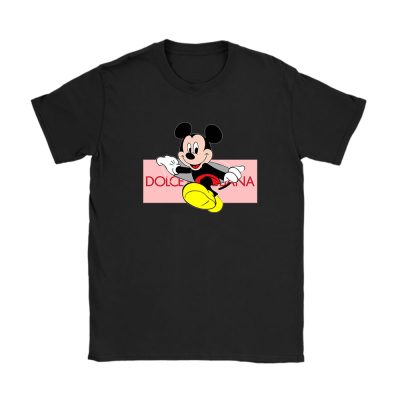 Disney Mickey Mouse Dolce & Gabbana Unisex T-Shirt Cotton Tee TAT14302