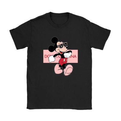 Disney Mickey Mouse Dolce & Gabbana Unisex T-Shirt Cotton Tee TAT14303