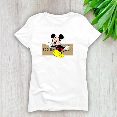 Disney Mickey Mouse Louis Vuitton Lady T-Shirt Women Tee LTL14306