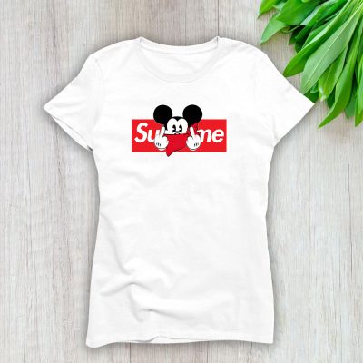 Disney Mickey Mouse Supreme Lady T-Shirt Women Tee LTL14312