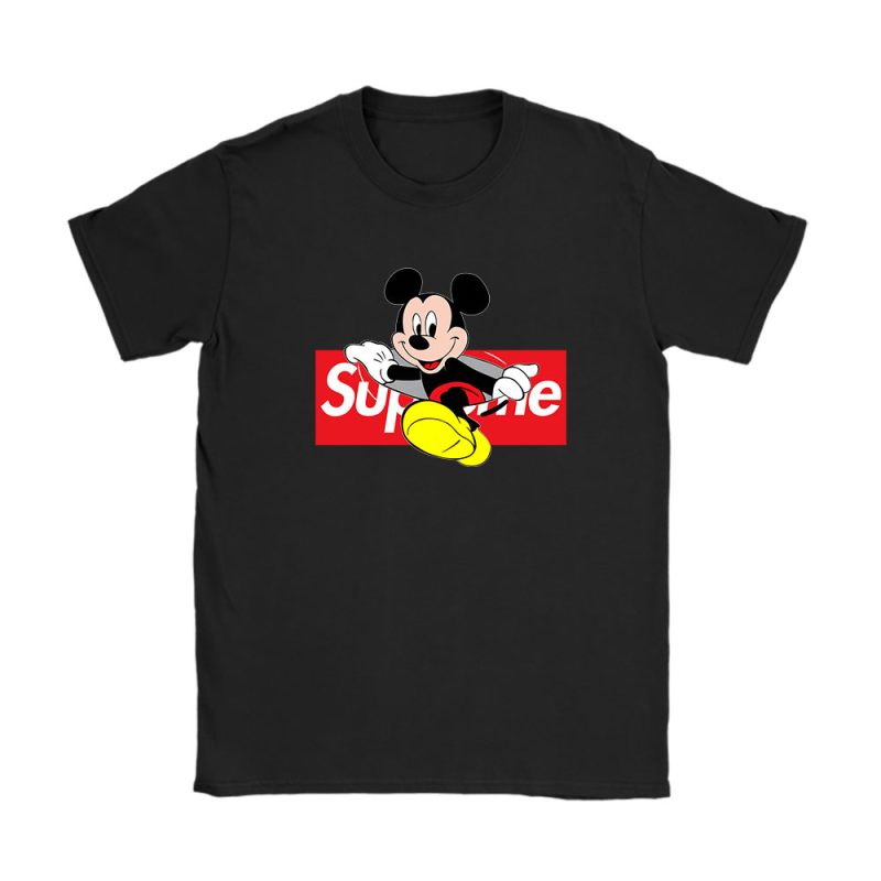 Disney Mickey Mouse Supreme Unisex T-Shirt Cotton Tee TAT14310