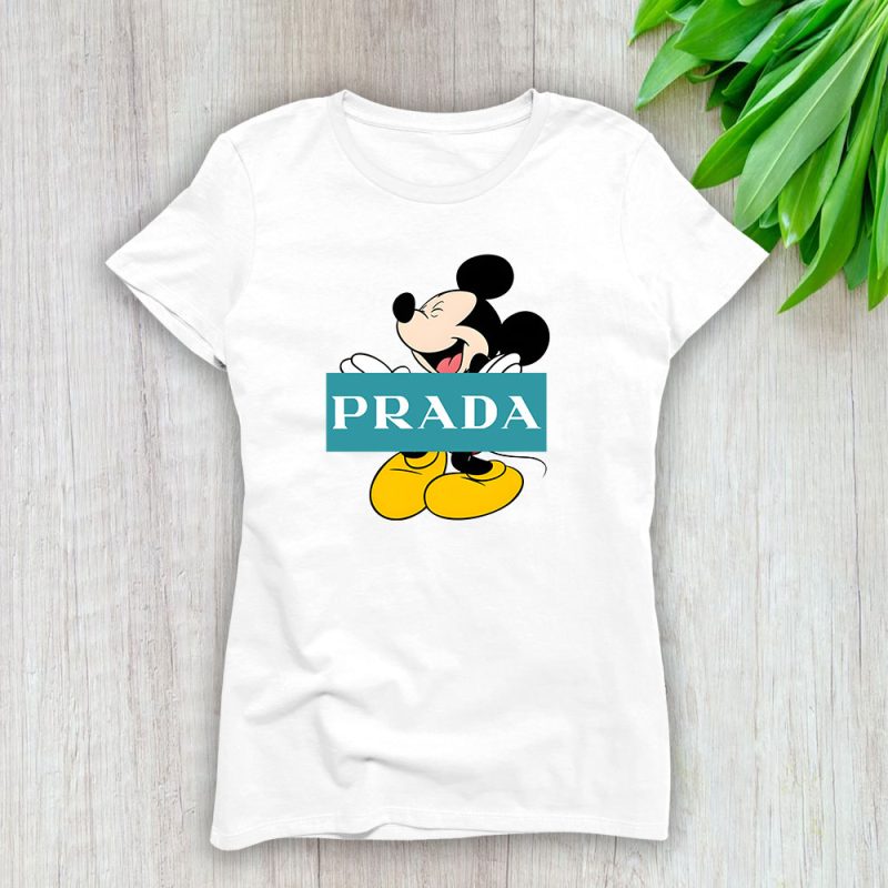 Disney Mickey Prada Lady T-Shirt Women Tee LTL14313