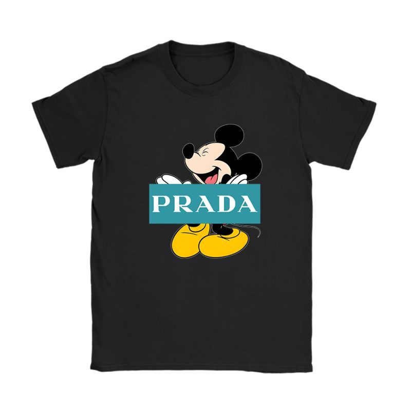 Disney Mickey Prada Unisex T-Shirt Cotton Tee TAT14313