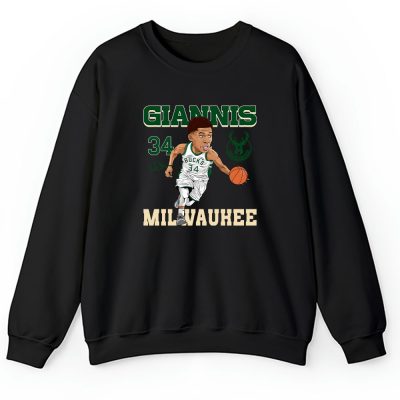 Giannis Antetokounmpo X Milwaukee Bucks Basketball Team X Antetokounmpo Fan Unisex Sweatshirt TAS14224