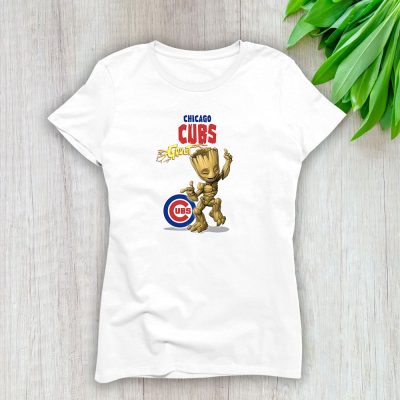 Groot MLB Chicago Cubs Lady T-Shirt Women Tee LTL12999