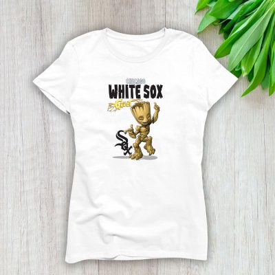 Groot MLB Chicago White Sox Lady T-Shirt Women Tee LTL13021