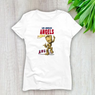 Groot MLB Los Angeles Angels Lady T-Shirt Women Tee LTL13067