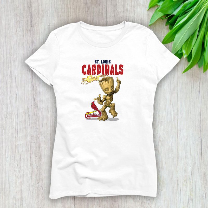 Groot MLB St. Louis Cardinals Lady T-Shirt Women Tee LTL13157