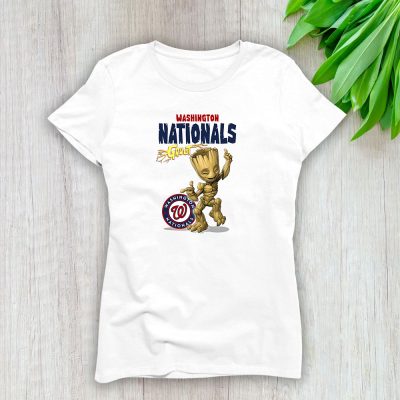 Groot MLB Washington Nationals Lady T-Shirt Women Tee LTL13203