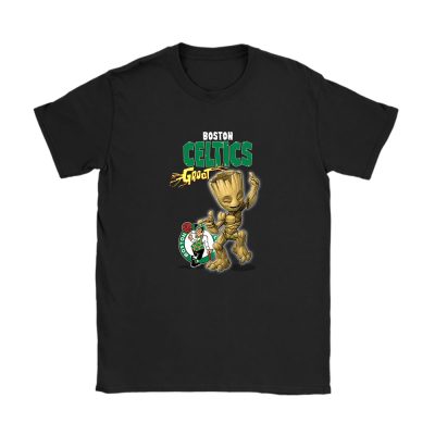 Groot NBA Boston Celtics Unisex T-Shirt Cotton Tee TAT12978