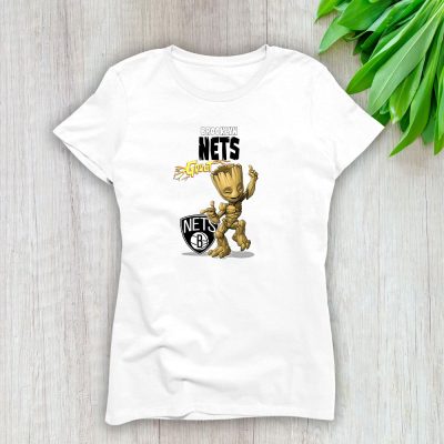 Groot NBA Brooklyn Nets Lady T-Shirt Women Tee LTL12980