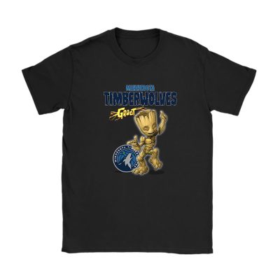 Groot NBA Minnesota Timberwolves Unisex T-Shirt Cotton Tee TAT13098