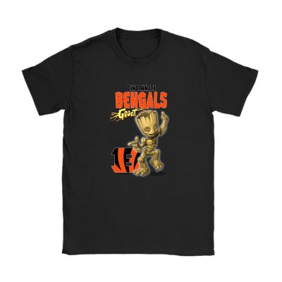 Groot NFL Cincinnati Bengals Unisex T-Shirt Cotton Tee TAT12996