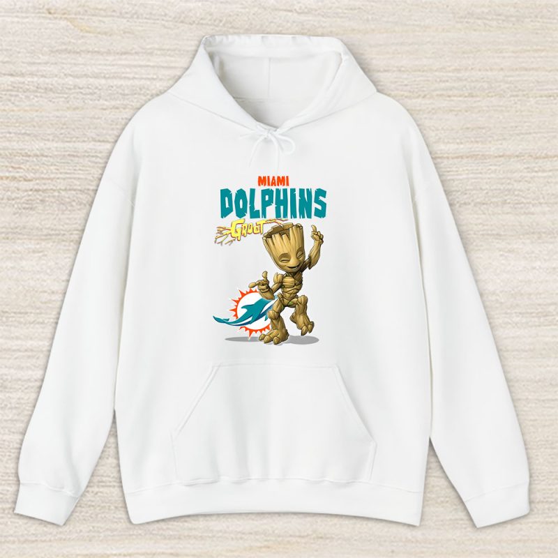 Groot NFL Miami Dolphins Unisex Hoodie TAH13088