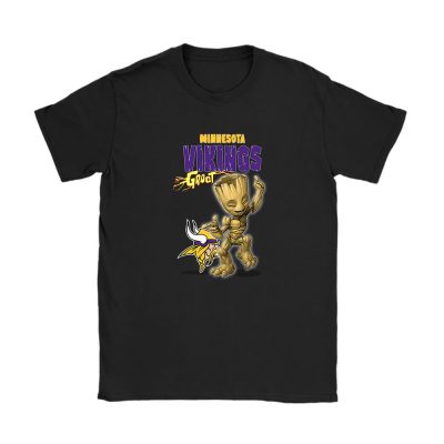 Groot NFL Minnesota Vikings Unisex T-Shirt Cotton Tee TAT13100