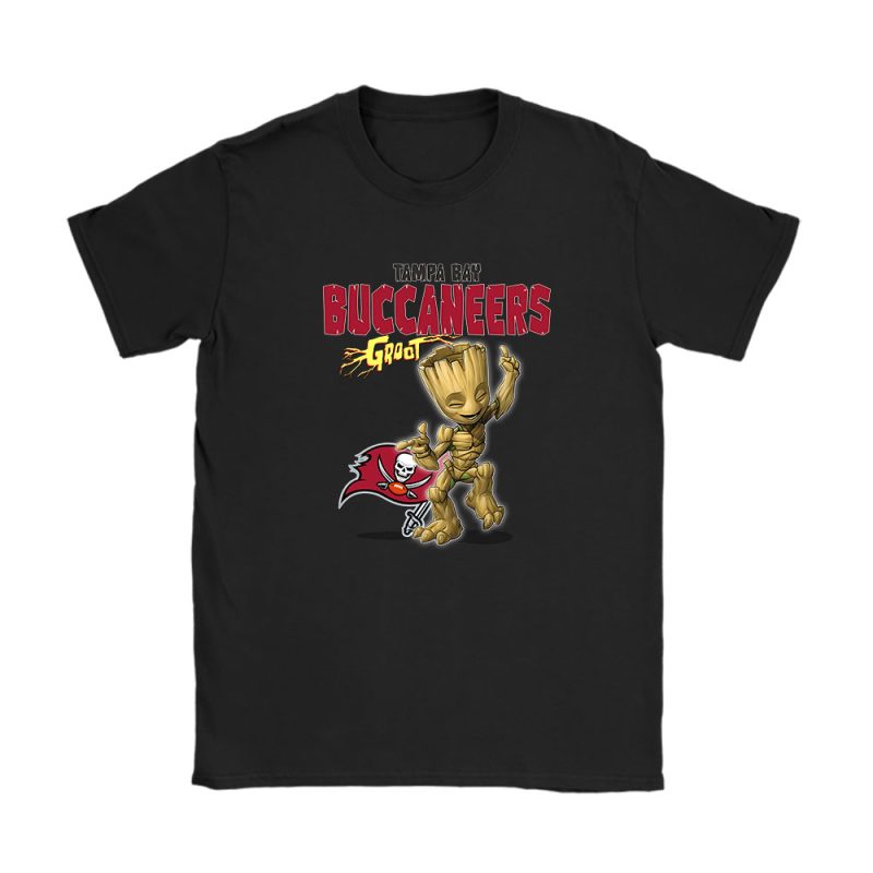 Groot NFL Tampa Bay Buccaneers Unisex T-Shirt Cotton Tee TAT13178