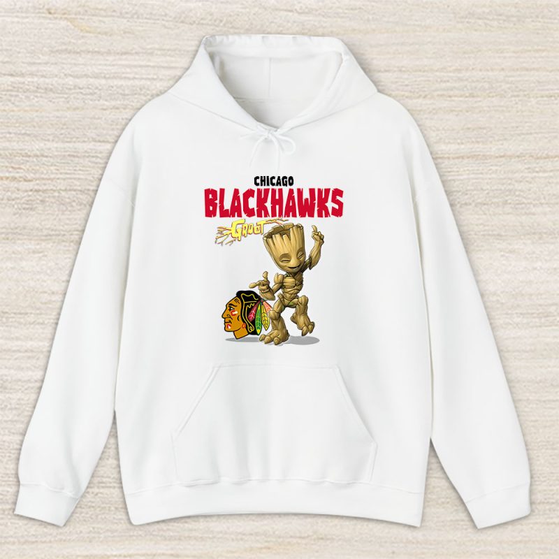 Groot NHL Chicago Blackhawks Unisex Hoodie TAH12995