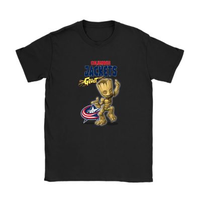 Groot NHL Columbus Blue Jackets Unisex T-Shirt Cotton Tee TAT13013